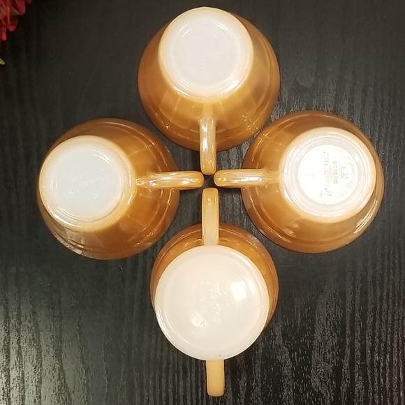 Mid Century Peach Lustre lot - Picture 3 of 12